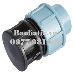 Nút bịt vặn ren nối nhanh HDPE D20, D25, D32, D40, D50, D63, D75, D90, D110